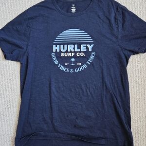 Hurley Men's Dark Blue Surf Co. Tee